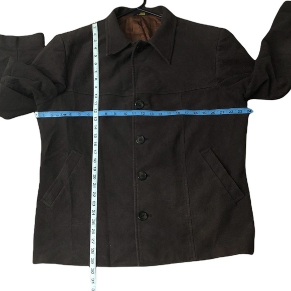 Vintage Western Jacket SUAVE Coat Men's Size 46 Brown Cowboy  Style - Picture 4 of 13